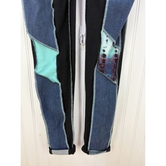 Styles Ever After Kim Styles Designer Jeans Handcrafted Patchwork  XXS 0-4 NEW - Picture 7 of 8